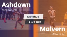 Matchup: Ashdown  vs. Malvern  2020