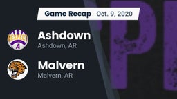 Recap: Ashdown  vs. Malvern  2020