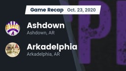 Recap: Ashdown  vs. Arkadelphia  2020