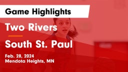 Two Rivers  vs South St. Paul  Game Highlights - Feb. 28, 2024