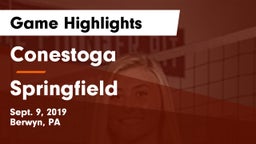 Conestoga  vs Springfield Game Highlights - Sept. 9, 2019