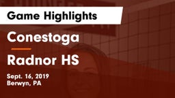 Conestoga  vs Radnor HS Game Highlights - Sept. 16, 2019