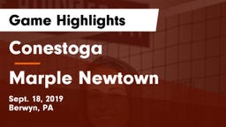 Conestoga  vs Marple Newtown  Game Highlights - Sept. 18, 2019