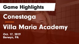 Conestoga  vs Villa Maria Academy  Game Highlights - Oct. 17, 2019