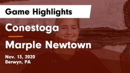 Conestoga  vs Marple Newtown  Game Highlights - Nov. 13, 2020