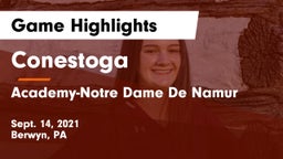 Conestoga  vs Academy-Notre Dame De Namur  Game Highlights - Sept. 14, 2021