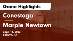 Conestoga  vs Marple Newtown  Game Highlights - Sept. 14, 2022