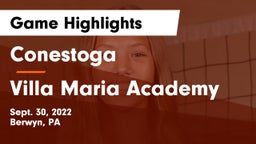Conestoga  vs Villa Maria Academy  Game Highlights - Sept. 30, 2022