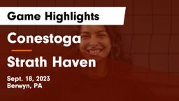 Conestoga  vs Strath Haven  Game Highlights - Sept. 18, 2023