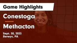 Conestoga  vs Methacton  Game Highlights - Sept. 30, 2023