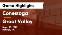 Conestoga  vs Great Valley  Game Highlights - Sept. 30, 2023