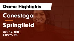 Conestoga  vs Springfield  Game Highlights - Oct. 16, 2023