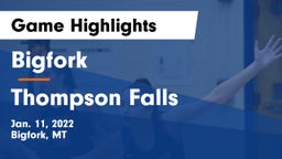 Bigfork  vs Thompson Falls  Game Highlights - Jan. 11, 2022