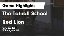 The Tatnall School vs Red Lion  Game Highlights - Oct. 30, 2021