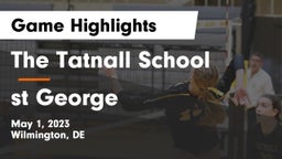 The Tatnall School vs st George Game Highlights - May 1, 2023