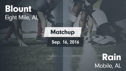 Matchup: Blount  vs. Rain  2016