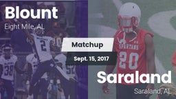 Matchup: Blount  vs. Saraland  2017