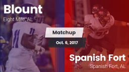 Matchup: Blount  vs. Spanish Fort  2017