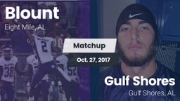 Matchup: Blount  vs. Gulf Shores  2017