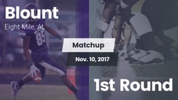 Matchup: Blount  vs. 1st Round 2017