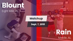 Matchup: Blount  vs. Rain  2018