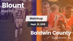 Matchup: Blount  vs. Baldwin County  2018