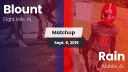 Matchup: Blount  vs. Rain  2019