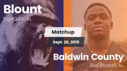 Matchup: Blount  vs. Baldwin County  2019