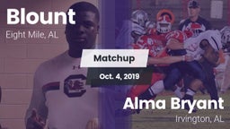 Matchup: Blount  vs. Alma Bryant  2019
