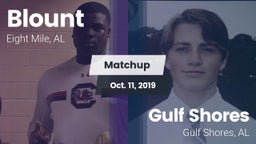 Matchup: Blount  vs. Gulf Shores  2019