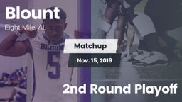 Matchup: Blount  vs. 2nd Round Playoff 2019