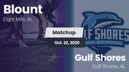 Matchup: Blount  vs. Gulf Shores  2020