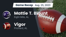 Recap: Mattie T. Blount  vs. Vigor  2023