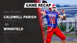 Recap: Caldwell Parish  vs. Winnfield  2016