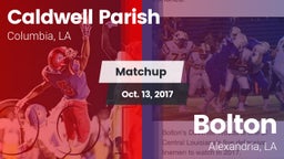 Matchup: Caldwell Parish vs. Bolton  2017