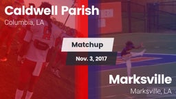 Matchup: Caldwell Parish vs. Marksville  2017