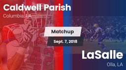 Matchup: Caldwell Parish vs. LaSalle  2018