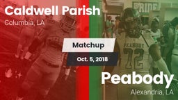 Matchup: Caldwell Parish vs. Peabody  2018