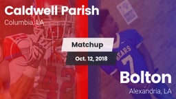 Matchup: Caldwell Parish vs. Bolton  2018