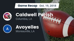 Recap: Caldwell Parish  vs. Avoyelles  2018