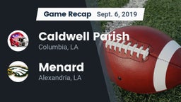 Recap: Caldwell Parish  vs. Menard  2019