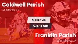 Matchup: Caldwell Parish vs. Franklin Parish  2019