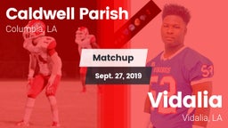 Matchup: Caldwell Parish vs. Vidalia  2019