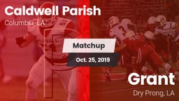Matchup: Caldwell Parish vs. Grant  2019