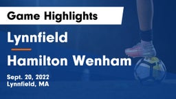 Lynnfield  vs Hamilton Wenham Game Highlights - Sept. 20, 2022