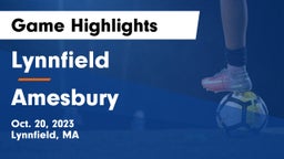 Lynnfield  vs Amesbury  Game Highlights - Oct. 20, 2023