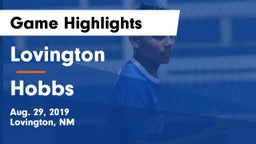 Lovington  vs Hobbs  Game Highlights - Aug. 29, 2019