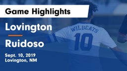 Lovington  vs Ruidoso Game Highlights - Sept. 10, 2019