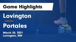 Lovington  vs Portales Game Highlights - March 20, 2021