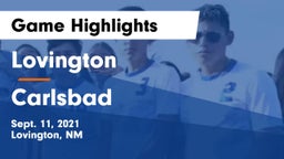 Lovington  vs Carlsbad  Game Highlights - Sept. 11, 2021